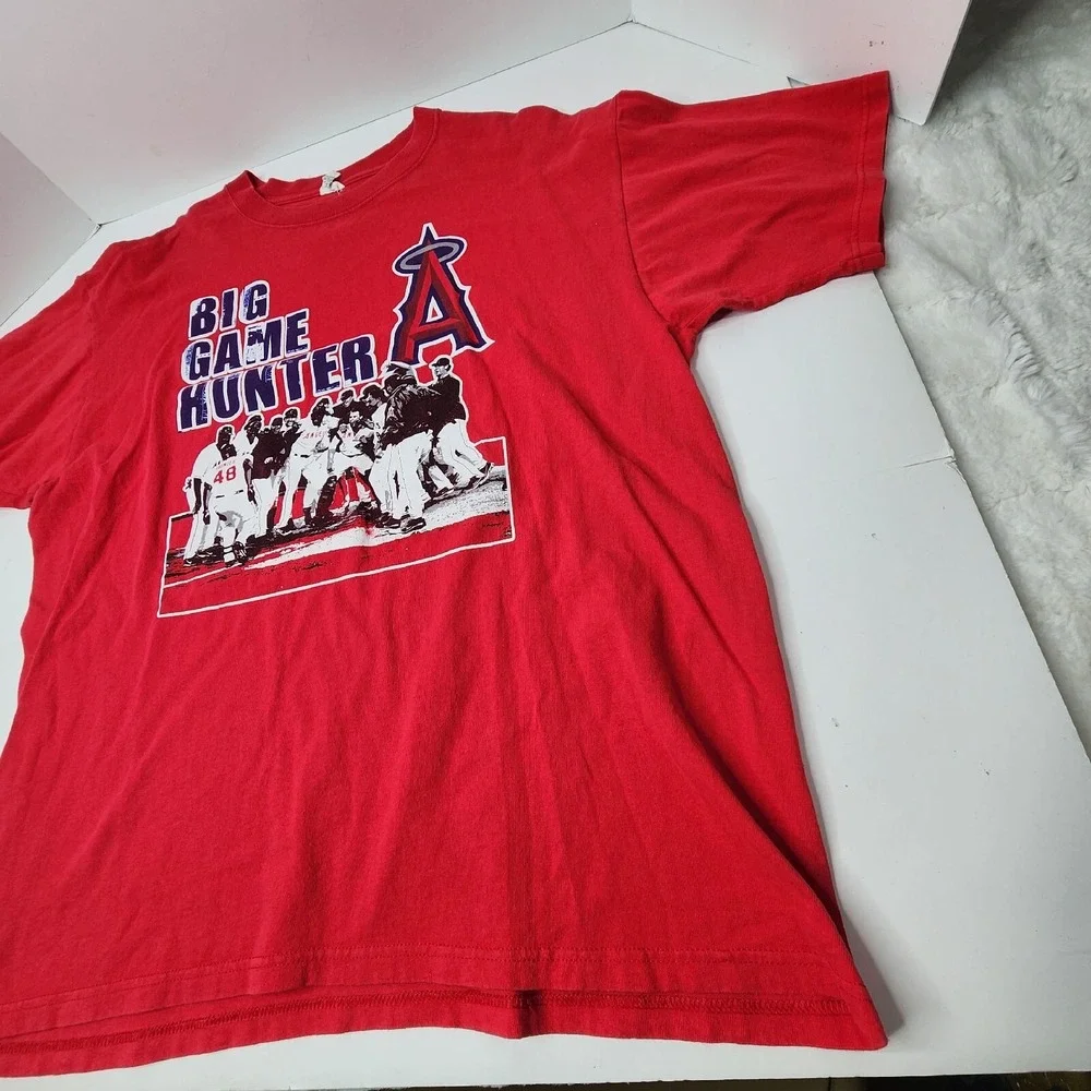 Stadium Giveaway Torii Hunter Los Angeles Angels MLB Big Game Hunter Size XL Red